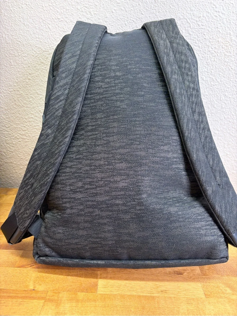 Lululemon City Adventurer Backpack Heathered Grey Black Orange Lining Laptop OS